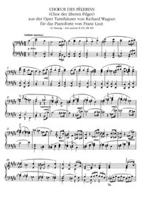 Choeur des pèlerins du Tannhauser de Wagner - Franz Liszt